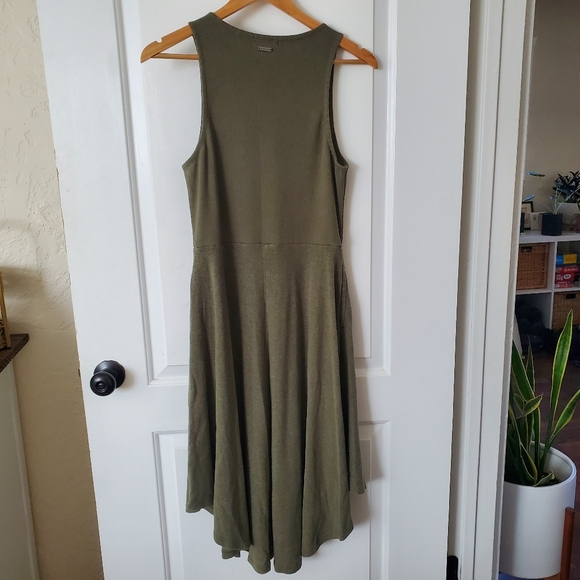 PrAna Midi Dress, M, Olive Green - Picture 4 of 4